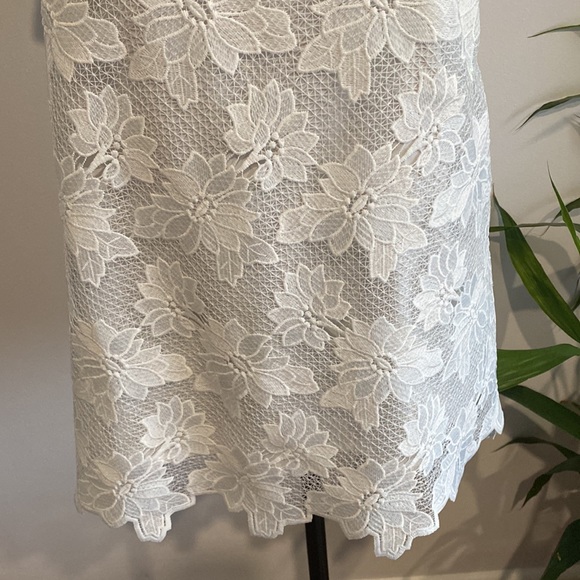 Banana Republic Limited Edition Women’s Top Lace XL White Polyester Pre Owned GC - Picture 3 of 10